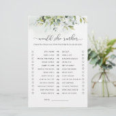 彼女はむしろブライダルシャワーゲーム (スタンド正面)