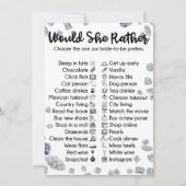 彼女はむしろブライダルシャワーパーティー 招待状 (正面)