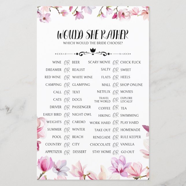 彼女はむしろブライダルシャワー (正面)