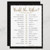 彼女はむしろブライダルシャワー 招待状 (正面/裏面)