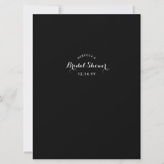 彼女はむしろブライダルシャワー 招待状 (裏面)