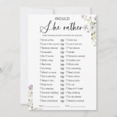 彼女はむしろブライダルシャワー 招待状 (正面)