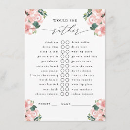 彼女はむしろブーツと泡立ったパーティーゲーム エンクロージャーカード