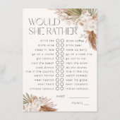 彼女はむしろボヘミアのフローラと羽毛を エンクロージャーカード (正面)