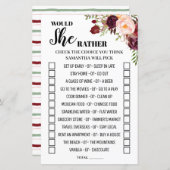 彼女はむしろマルサラブライダルシャワーゲーム (正面/裏面)