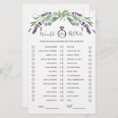 彼女はむしろラベンダーのユーカリブライダルゲーム (正面/裏面)