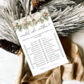 彼女はむしろ冬のフローラブライダルシャワーゲーム