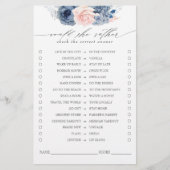 彼女はむしろ埃っぽい青いブライダルシャワーの試合を (正面)