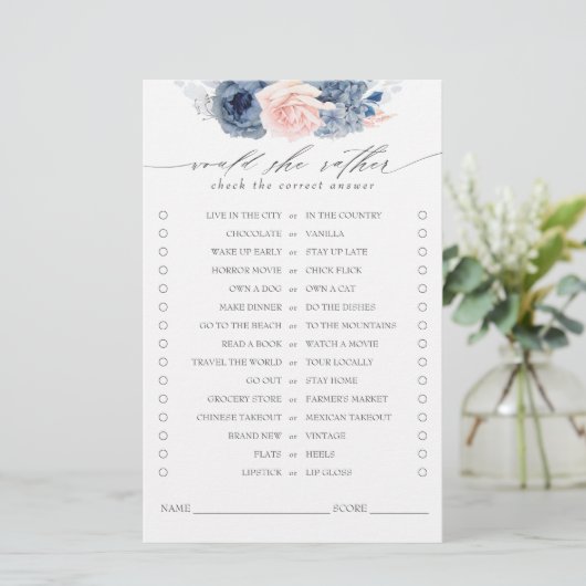 彼女はむしろ埃っぽい青いブライダルシャワーの試合を (スタンド正面)