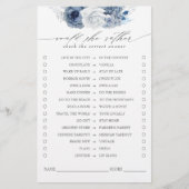 彼女はむしろ埃っぽい青いブライダルシャワーの試合を (正面)