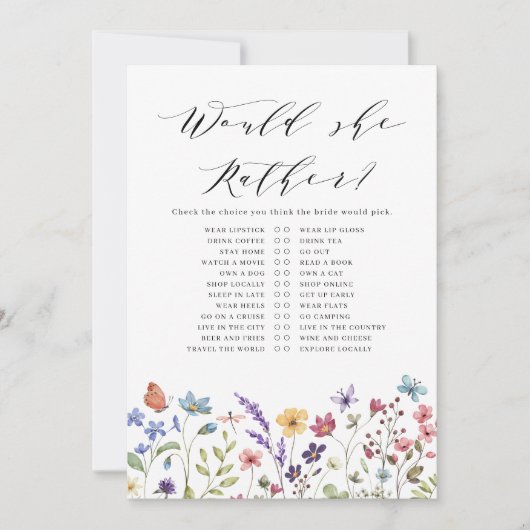 彼女はむしろ恋が咲くゲーム 招待状 (正面)