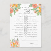 彼女はむしろ明るいカクテルのブライダルゲーム エンクロージャーカード (正面)