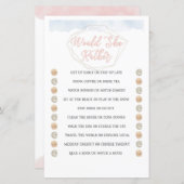 彼女はむしろ植物的なブライダルシャワーの試合を (正面/裏面)