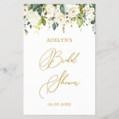 彼女はむしろ白いバラのブライダルシャワーゲーム チラシ (裏面)