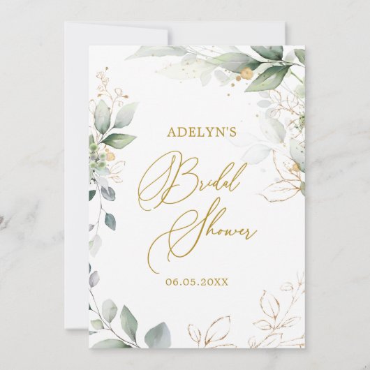 彼女はむしろ白いバラのブライダルシャワーゲーム 招待状 (裏面)