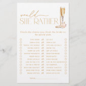 彼女はむしろ真珠のブライダルシャワー (正面)