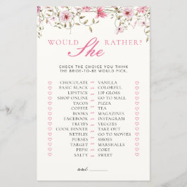 彼女はむしろ蝶のフローラブライダルシャワー