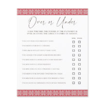 彼女はむしろ赤ちゃんシャワーのゲームの上と下/彼女は