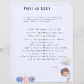 彼女はむしろ赤ちゃんシャワーのゲームを望む (正面/裏面)