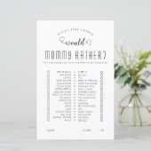 彼女はむしろ赤ちゃんシャワーのゲームを望む (スタンド正面)