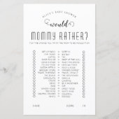 彼女はむしろ赤ちゃんシャワーのゲームを望む (正面)