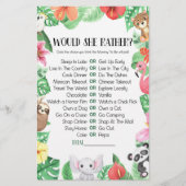 彼女はむしろ赤ちゃんシャワーのゲームを望む 便箋 (正面)