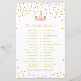 彼女はむしろ赤ちゃんシャワーゲーム印刷