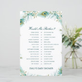 彼女はむしろ赤ちゃんシャワーゲーム印刷 (スタンド正面)