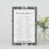 彼女はむしろ赤ちゃんシャワーゲーム印刷 (スタンド正面)