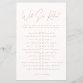 彼女はむしろ赤面ピンクのブライダルシャワーゲーム (正面)