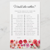 彼女はむしろ野花のブライダルシャワー試合を (正面)