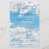 彼女はむしろ雲9ゲームブライダルシャワー (正面)