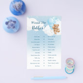 彼女はむしろ青いテディ・ベア・ゲームを好む チラシ (シングル)