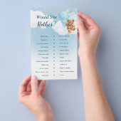 彼女はむしろ青いテディ・ベア・ゲームを好む チラシ (ハンドル)