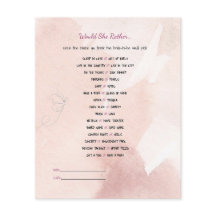 彼女はむしろ – ブライダルシャワーゲーム