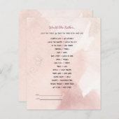 彼女はむしろ – ブライダルシャワーゲーム (正面/裏面)