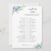 彼女はむしろ – ブライダルシャワーゲーム シーズンカード (正面)