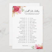 彼女はむしろ – ブライダルシャワーゲーム シーズンカード (正面/裏面)