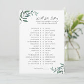 彼女はむしろ – ブライダルシャワーゲーム シーズンカード (スタンド正面)