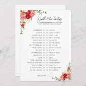 彼女はむしろ – ブライダルシャワーゲーム 案内状 (正面/裏面)