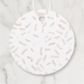 彼女はもうスイートなお姫様 ストロベリー ブライダルシャワーのお土産 フェイバータグ (裏面)