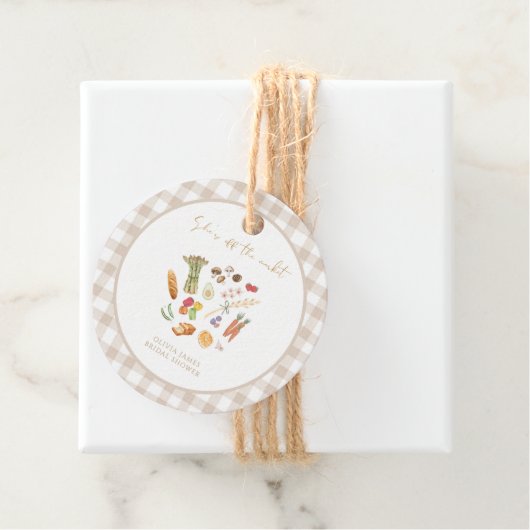 彼女はもう恋愛市場から撤退した フラワーブライダルシャワーのお祝い フェイバータグ (インサイチュ)