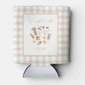 彼女はもう恋愛市場から撤退した フラワーブライダルシャワーテーマ 缶クーラー (正面)