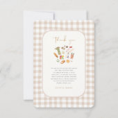 彼女はもう恋愛市場から撤退した フラワーブライダルシャワー サンキューカード (正面)