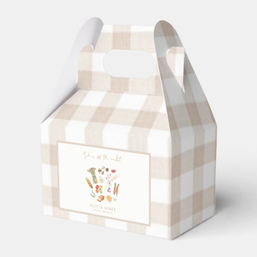 彼女はもう恋愛市場から撤退した フラワーブライダルシャワー フェイバーボックス (正面サイド)