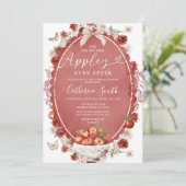 彼女はアップルブライダルシャワーの後にアップリーを見つけた 招待状 (スタンド正面)