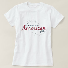 彼女はアメリカ人の女の子だった Tシャツ
