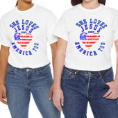 彼女はイエスとアメリカも愛している トライブレンドＴシャツ