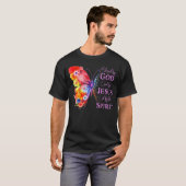 彼女はイエスとアメリカを7月4日まで愛している Tシャツ (正面フル)