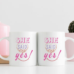 彼女はイエスと言った コーヒーマグカップ